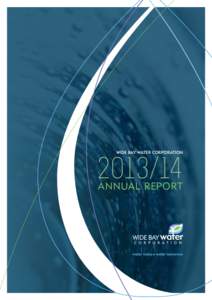 WIDE BAY WATER CORPORATION[removed]ANNUAL REPORT