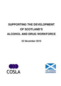 SUPPORTING THE DEVELOPMENT OF SCOTLAND’S