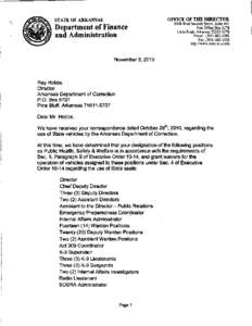 Occupational safety and health / Arkansas Department of Correction / Public safety / Safety / Disaster preparedness / Emergency management / Humanitarian aid