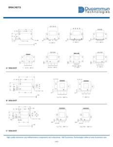 BRACKETS  “A” BRACKET “B” BRACKET