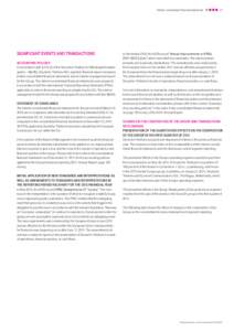 Interim consolidated financial statements  SIGNIFICANT EVENTS AND TRANSACTIONS ACCOUNTING POLICIES In accordance with § 37x (3) of the Securities Trading Act (Wertpapierhandels­ gesetz – WpHG), Deutsche Telekom AG’