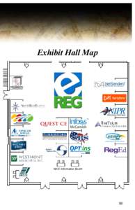 Exhibit Hall Map  SM Franklin Gothic Demi Cond Franklin Gothic Medium Italic