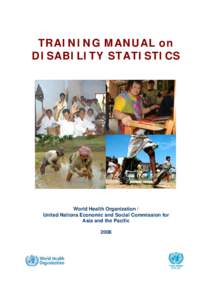 Training Manual on Disability Statistics