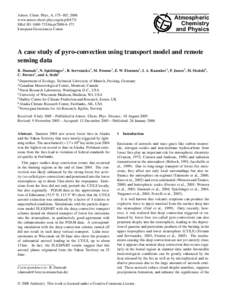 Atmos. Chem. Phys., 6, 173–185, 2006 www.atmos-chem-phys.org/acp[removed]SRef-ID: [removed]acp[removed]European Geosciences Union  Atmospheric