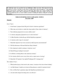 Microsoft Word - extemp_topics_-_dec_07.doc