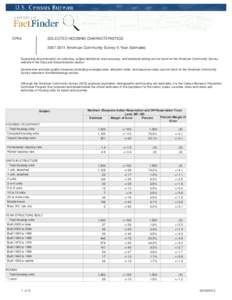 Error / Margin of error / Sampling / Standard error / Confidence interval / Demographics of the United States / American Community Survey / Statistics / Measurement / United States Census Bureau