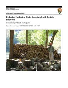 Pest control / Firewood / Fuels / Museum integrated pest management / Forest management / Integrated pest management / Cord / National Park Service