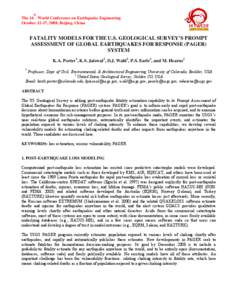 Microsoft Word - Porter et al _12 Aug 2008_ 14WCEE PAGER 3 loss models.doc