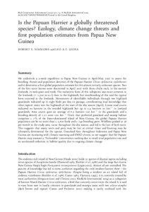 Ornithology / Birds of Australia / Political geography / Provinces of Papua New Guinea / Eastern Marsh Harrier / Papuan Harrier / Eastern Highlands Province / West Papua / Marsh Harrier / Harriers / Fauna of Asia / Circus