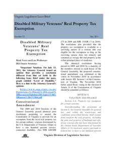 2011 Issue Brief veterans Updated with Notation.pub