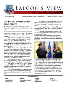 183d Fighter Wing  Illinois Air National Guard, Springfield, Ill. Air Force’s newest leader takes charge