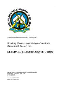 DRAFT  Associations Incorporation Act[removed]NSW) Sporting Shooters Association of Australia (New South Wales) Inc.
