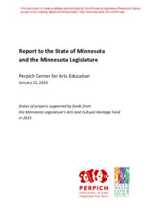 This document is made available electronically by the Minnesota Legislative Reference Library as part of an ongoing digital archiving project. http://www.leg.state.mn.us/lrl/lrl.asp  	
  	
   	
   	
  