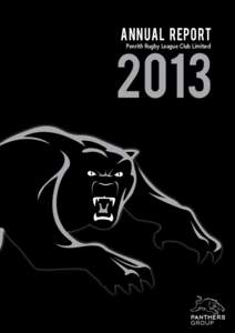 Annual ReportPenrith Rugby League Club Limited  Annual Report 2013