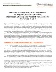 Disaster preparedness / Humanitarian aid / United States Public Health Service / Occupational safety and health / Office of the Assistant Secretary for Preparedness and Response / Public health emergency / Disaster medicine / Federal Emergency Management Agency / Electronic health record / Health / Medicine / Emergency management