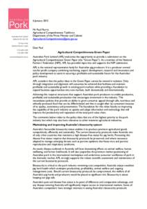 Pork / Porcine epidemic diarrhoea / APL / Competitiveness / Porcine reproductive and respiratory syndrome virus / Computer programming / Department of Agriculture /  Fisheries and Forestry / Computing / Biosecurity / Software engineering