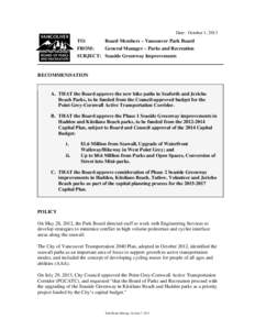 Microsoft Word - Seaside Greenway Improvements - Board Report[removed]DOCX