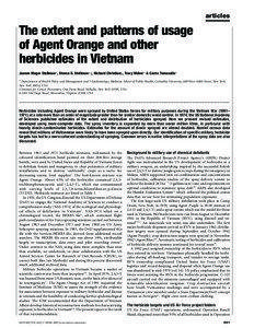 articles  The extent and patterns of usage