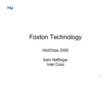 Microsoft PowerPoint - Foxton.ppt
