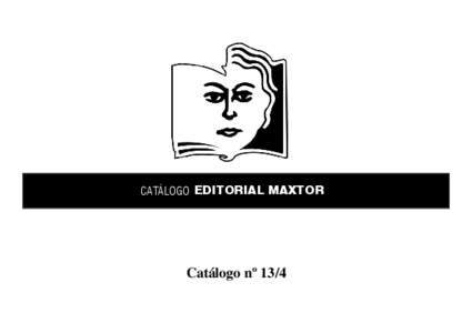 CATÁLOGO EDITORIAL MAXTOR  Catálogo nº 13/4 L