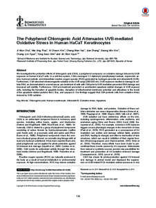 Cell signaling / Immune system / Programmed cell death / Ultraviolet / Sunscreen / Ferulic acid / Reactive oxygen species / Caffeic acid / Antioxidant / Biology / Hydroxycinnamic acids / Phenolic compounds in wine