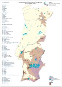 Sobreposição dos Aproveitamentos Hidroagrícolas com o Índice de Aridez EM EXPLORAÇÃO A - Alvega B - Alvor