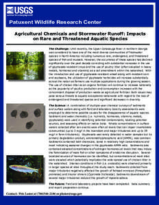 Acetic acids / Amines / Glyphosate / Land management / Soil contamination / Soybean / Endocrine disruptor / Fertilizer / Pimephales / Herbicides / Chemistry / Agriculture