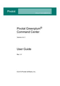 Data management / Software / Greenplum / Pivotal Software / Computing / Relational database management systems / PostgreSQL / Database / Adaptive Server Enterprise