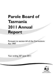 Parole Board Annual Report[removed]