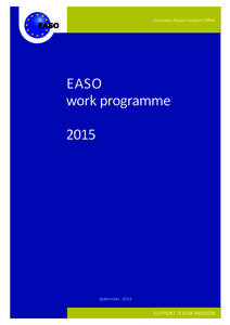 European Asylum Support Office  EASO work programme 2015