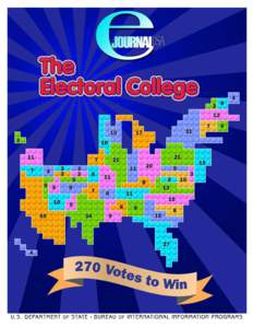 The 50 States and the District of Columbia by Electoral College Weight … 4  3 4