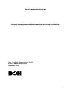 Group Developmental Intervention Services Standards