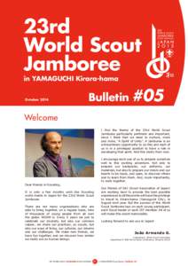 23rd World Scout Jamboree in YAMAGUCHI Kirara-hama  Bulletin #05