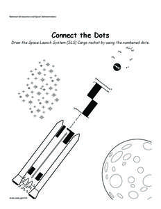 National Aeronautics and Space Administration  Connect the Dots Draw the Space Launch System (SLS) Cargo rocket by using the numbered dots. 25