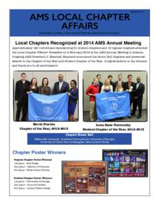 AMS LOCAL CHAPTER AFFAIRS ISSUE NO. 3  QUARTERLY DIGITAL PUBLICATION/WINTER_SPRING 2014/VOLUME 3