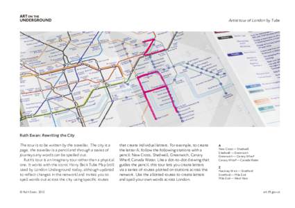 Standard Tube map - June 2012