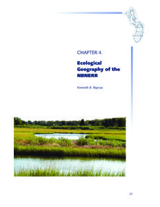 CHAPTER 4. Ecological Geography of the NBNERR  CHAPTER 4. Ecological Geography of the NBNERR