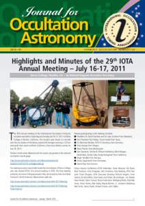 Occultation Occultation Astronomy on Astronom Journal for