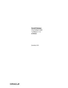 Relational database management systems / Database management systems / SQL / Cross-platform software / PL/SQL / Oracle Database / Insert / Database trigger / View / Data management / Computing / Software