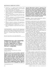 RESEARCH COMMUNICATIONS 15. Luizý R 5 & & et al., Variation of carbon and nitrogen cycling processes along a topographic gradient in a central Amazonian