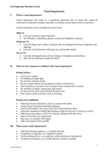 Blindness / Visual impairment / Low vision / Vision loss / Disability / Eastern Michigan University Department of Special Education / Kenya Union of the Blind / Vision / Ophthalmology / Health