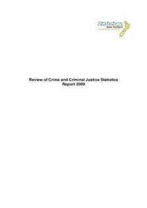 Microsoft Word - FINAL Review of Crime and Criminal Justice Statistics Report 2009