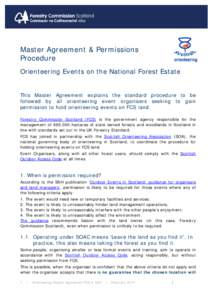 Master Agreement & Permissions Procedure