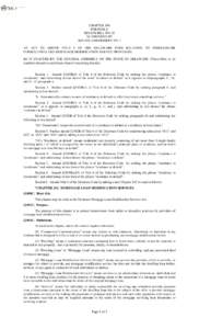 CHAPTER 196 FORMERLY SENATE BILL NO. 42 AS AMENDED BY SENATE AMENDMENT NO. 1 AN ACT TO AMEND TITLE 6 OF THE DELAWARE CODE RELATING TO FORECLOSURE