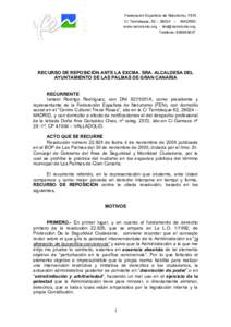 Microsoft Word - RECURSO DE REPOSICI.N Las Palmas.doc