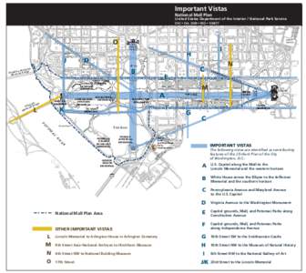 Important Vistas National Mall Plan United States Department of the Interior / National Park Service DSC • Oct. 2009 • 802 • [removed]O