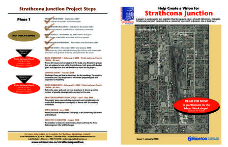 Strathcona Junction Newsletter January 2008