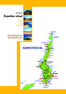 al l a bou t  Karpathos island Villages Beaches History