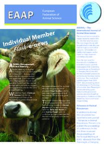 EAAP  European Federation of Animal Science