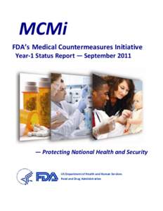 FDA’s Medical Countermeasure Initiative (MCMi)